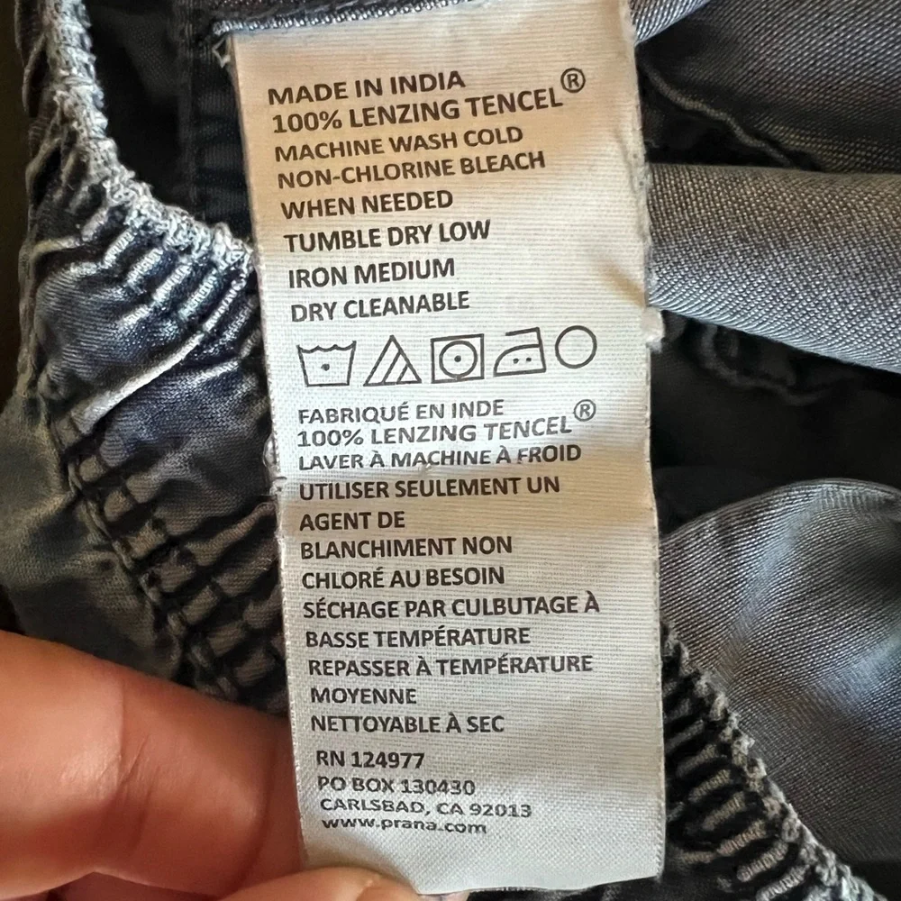 Prana Blue Tencel Ankle Jogger Jeans - Picture 5 of 5
